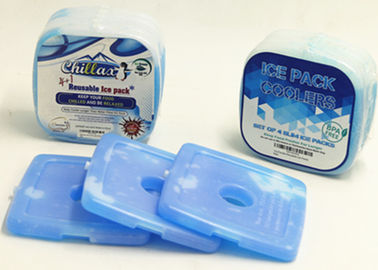 Niestandardowe niebieskie twarde plastikowe opakowania na lód do żywności 12,2 * 12,2 * 1,2 cm