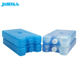 400g Food Grade Hdpe Plastikowy wentylator Ice Pack Przezroczysty biały z niebieskim płynem