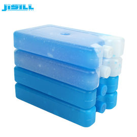 400g Food Grade Hdpe Plastikowy wentylator Ice Pack Przezroczysty biały z niebieskim płynem