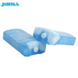 Zakrzywione plastikowe zamrażarki wielokrotnego użytku z HDPE do chłodnic 14,3 * 7,7 * 3,8 cm