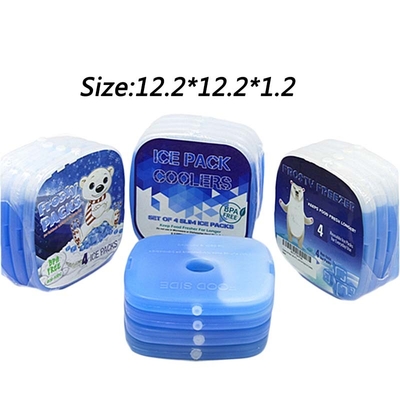 130ml Fit &amp; Fresh Cool Coolers Slim Lunch Ice Packs Twarde plastikowe torby na lód