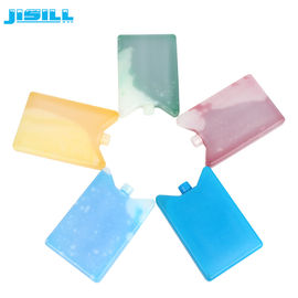 Plastic Ice Packs woreczek z lodem i lodem z żelem lodowym wewnątrz materiału HDPE pokolorowane opakowanie lodu na puszkę i pudełko na lunch dla dzieci
