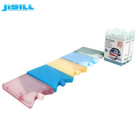Plastic Ice Packs woreczek z lodem i lodem z żelem lodowym wewnątrz materiału HDPE pokolorowane opakowanie lodu na puszkę i pudełko na lunch dla dzieci
