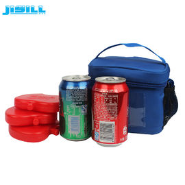Czerwone Mini Ice Packs wielokrotnego użytku MSDS Approved For Kids Cooler Bags Mrożona żywność