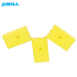 Food Grade HDPE Mini Ice Packs Yellow Gel Based Ice Packs SGS MSDS Listowane